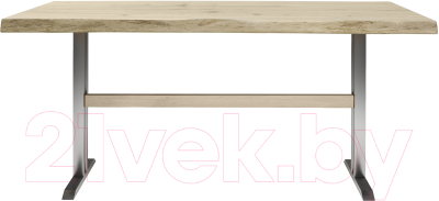 Обеденный стол Buro7 Двутавр с обзолом и сучками 180x80x76