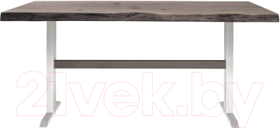 Обеденный стол Buro7 Двутавр с обзолом и сучками 180x80x76