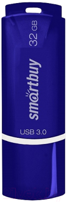 Usb flash накопитель SmartBuy Crown Blue 32Gb (SB32GBCRW-Bl) - фото