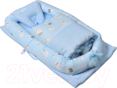 Кокон-гнездышко Farfello Медведи / L4 - фото