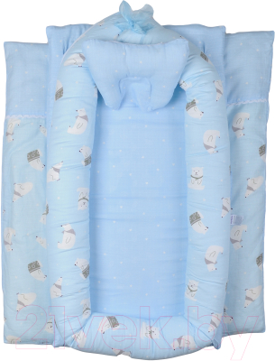 Кокон-гнездышко Farfello Медведи / L4