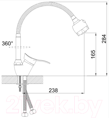 Смеситель Эверест B48-214M