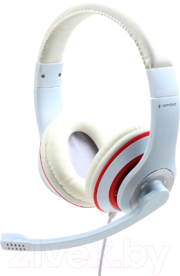 Наушники-гарнитура Gembird MHS-03-WTRD - фото