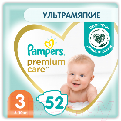 Подгузники детские Pampers Premium Care 3 Midi - фото