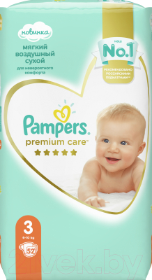 Подгузники детские Pampers Premium Care 3 Midi