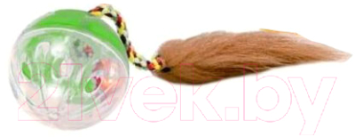Игрушка для кошек Beeztees Мяч с мышкой и бубенчиком / 419842 - фото