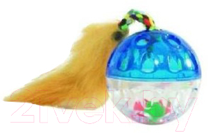 Игрушка для кошек Beeztees Мяч с мышкой и бубенчиком / 419842