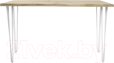 Обеденный стол Buro7 Грасхопер с обзолом и сучками 150x80x75