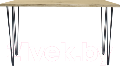 Обеденный стол Buro7 Грасхопер с обзолом и сучками 150x80x75