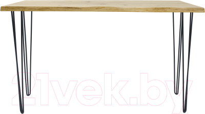 Обеденный стол Buro7 Грасхопер с обзолом и сучками 150x80x75