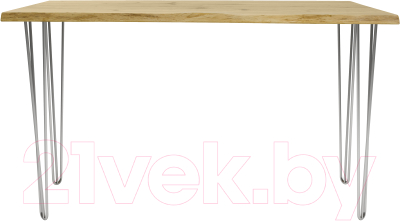 Обеденный стол Buro7 Грасхопер с обзолом и сучками 150x80x75