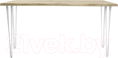 Обеденный стол Buro7 Грасхопер с обзолом и сучками 180x80x75