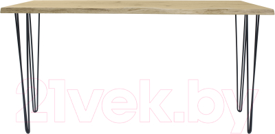 Обеденный стол Buro7 Грасхопер с обзолом и сучками 180x80x75