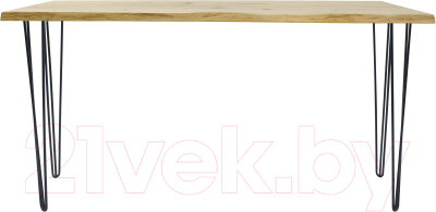 Обеденный стол Buro7 Грасхопер с обзолом и сучками 180x80x75