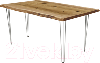 Обеденный стол Buro7 Грасхопер с обзолом и сучками 180x80x75 - фото