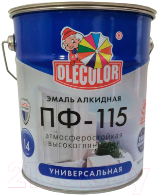 Эмаль Olecolor ПФ-115 - фото