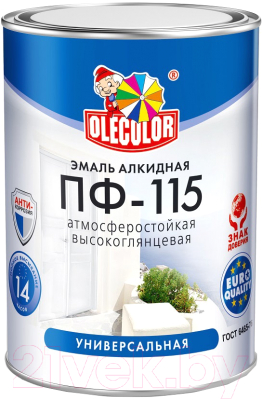 Эмаль Olecolor ПФ-115 - фото