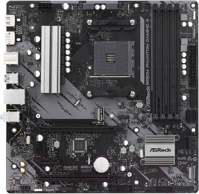 Материнская плата AsRock B550M Phantom Gaming 4 - фото