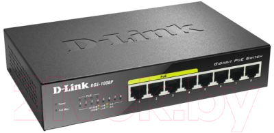 Коммутатор D-Link DGS-1008P/E1A - фото