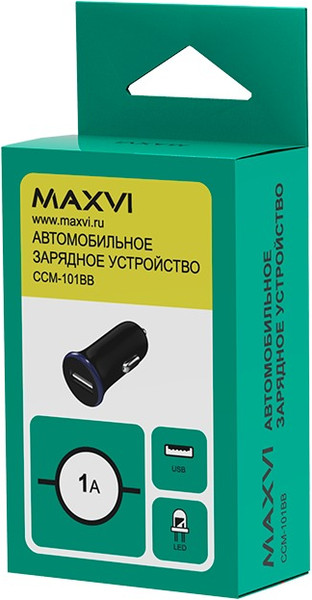 Адаптер питания автомобильный Maxvi CCM-101BB