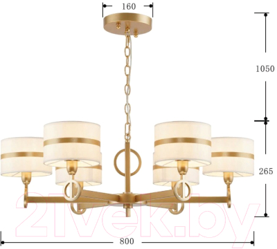 Люстра FAVOURITE Mateo 2634-6P