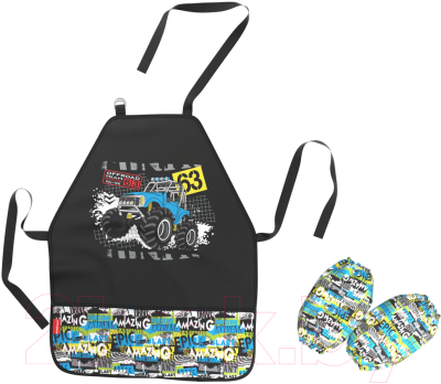 Фартук для творчества Erich Krause Track Сar / 48586