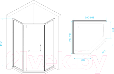 Душевой уголок RGW HO-084 / 350608400-11