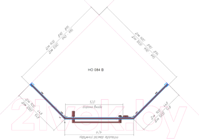 Душевой уголок RGW HO-084 / 350608400-11