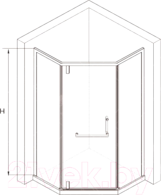 Душевой уголок RGW HO-084 / 350608400-11