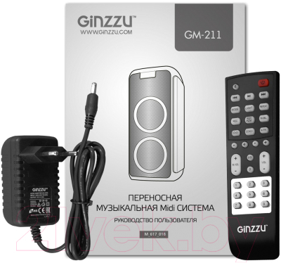 Портативная колонка Ginzzu GM-211