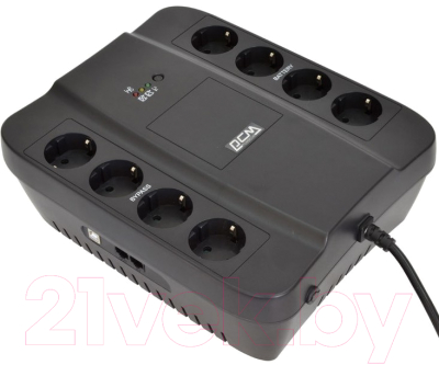 ИБП Powercom SPD-850E Cube - фото