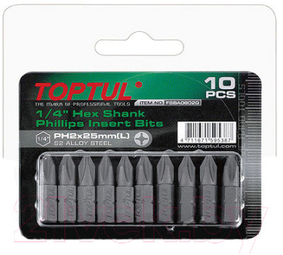 Набор бит Toptul FSBA0801G - фото