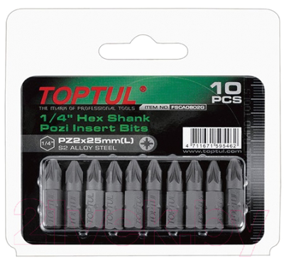 Набор бит Toptul FSCA0802G - фото