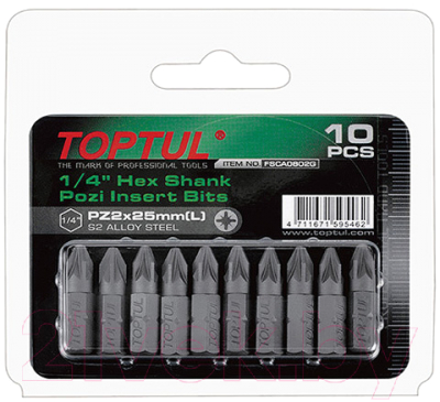 Набор бит Toptul FSCA0803G - фото