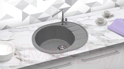 Мойка кухонная Berge BR-6201 (графит)