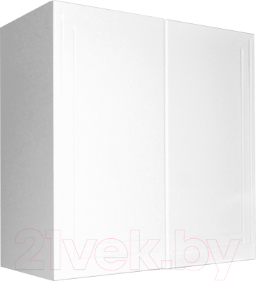 Шкаф для ванной Гамма 49.06 Ф8 (белый глянец) - фото