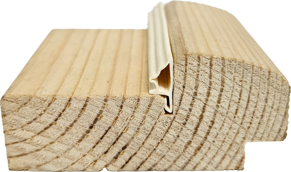 Брус Альфалес Дверной коробки с уплотнителем 35x75x2100