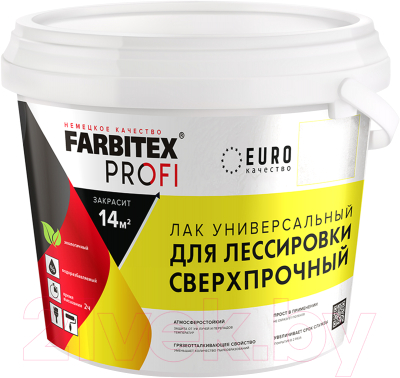 Лак Farbitex Profi для лессировки универсальный сверхпрочный - фото