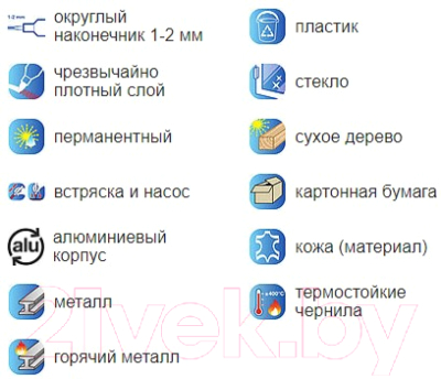Маркер перманентный Edding 751 e-751-1