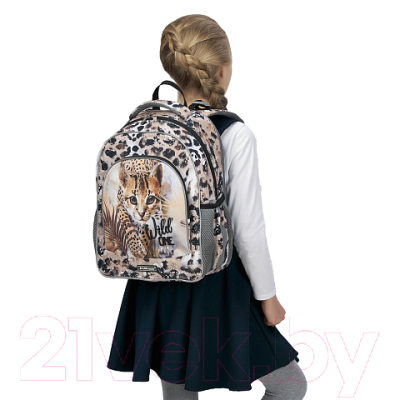Школьный рюкзак Erich Krause ErgoLine 15L Wild Cat / 48459