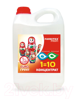 Грунтовка Farbitex Профи акриловый концентрат - фото