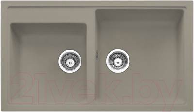 Мойка кухонная Longran Classic CLS860.500 20 (трюфель) - фото