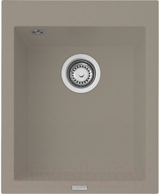 Мойка кухонная Longran Cube CUG410.500 (трюфель) - фото