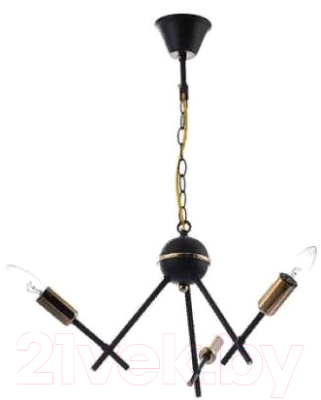 Люстра Aitin-Pro НСБ RH8067/3 (черный/золото) - фото