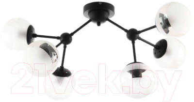 Люстра Aitin-Pro НПБ C916/6 (черный) - фото