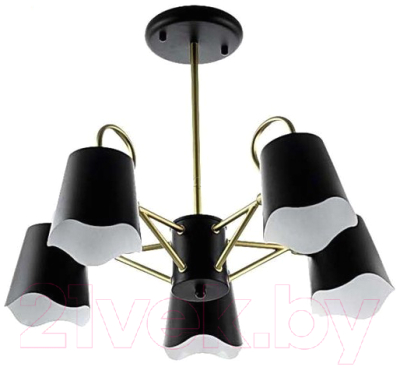 Люстра Aitin-Pro НПБ C897/5 (черный/золото) - фото