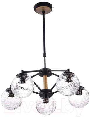 Люстра Aitin-Pro НПБ C890/5 (черный/коричневый) - фото