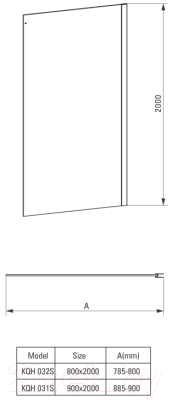 Душевой уголок Deante KQH 014P + KQH 032S + KQH 032S