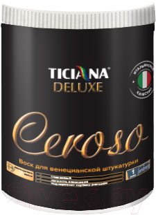 Воск защитный Ticiana Deluxe Ceroso Для венецианской штукатурки - фото