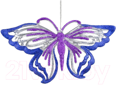 Елочная игрушка Erich Krause Decor Бабочка экзотическая / 45277 - фото